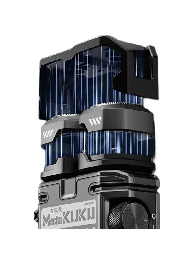 Flyco Mecha Cool Men'S Electric Shaver, Wet And Dry Dual-Use, Compact And Portable, Mini Birthday Valentine'S Day Gift For Boyfriend Husband Father, F001 Cool Black - Image 3