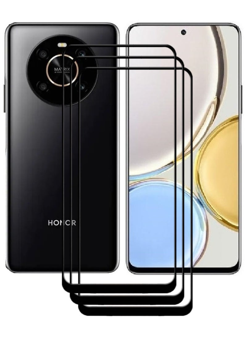 ACLIX 3 Pieces Antistatic ESD Dustproof Premium Quality High Definition Tempered Glass Screen Protector Designed For Honor X9 - Image 1