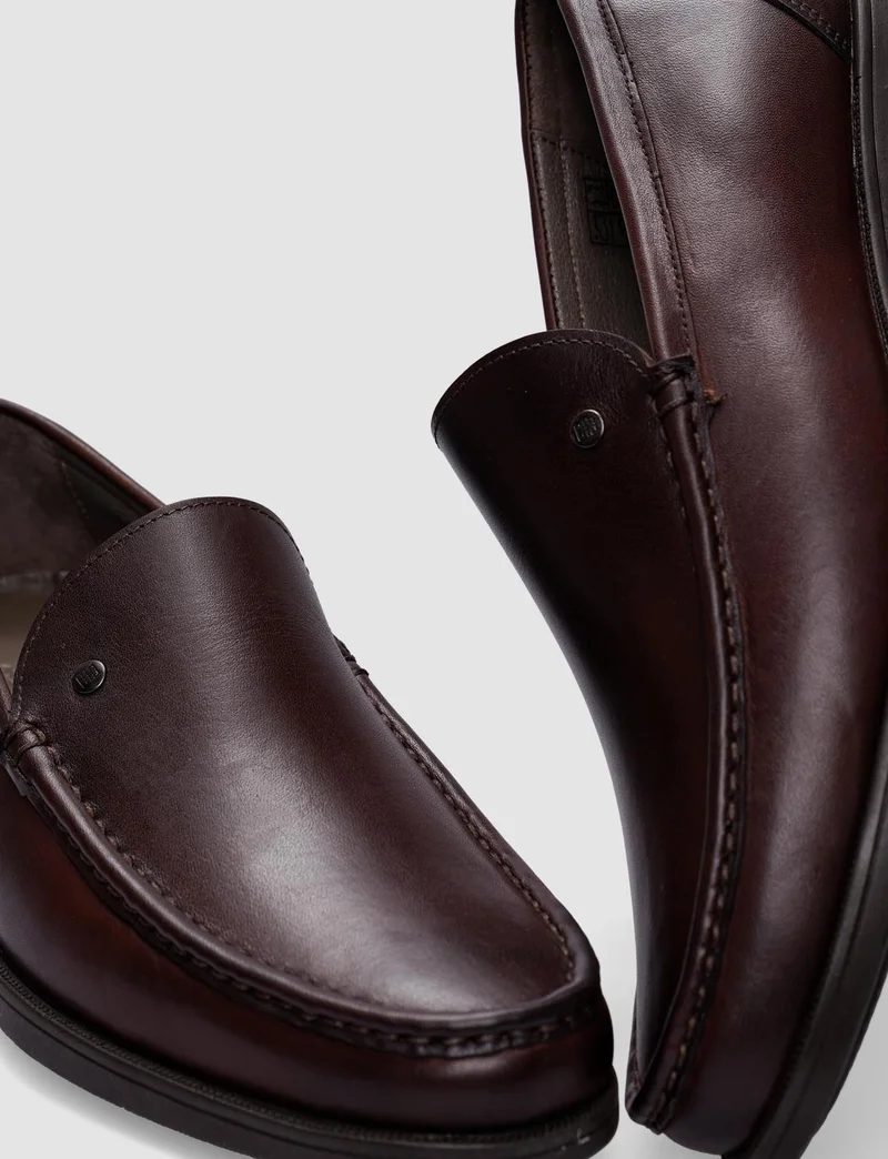كاباني Genuine Leather Brown Men's Casual Shoes