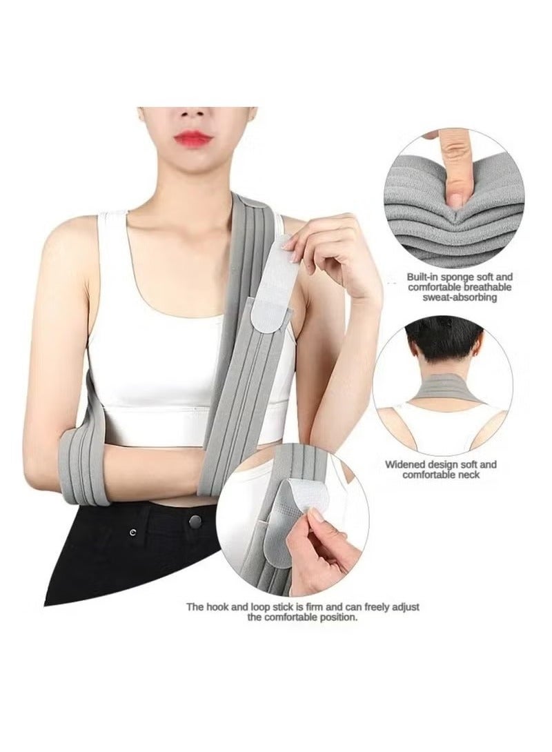 1pcs Joint Sprain Fixed Sling Arm Strap Adjustable Arm Sling Fracture Recovery Forearm Breathable Fixed Sling Shoulder SupportBracket - Image 3