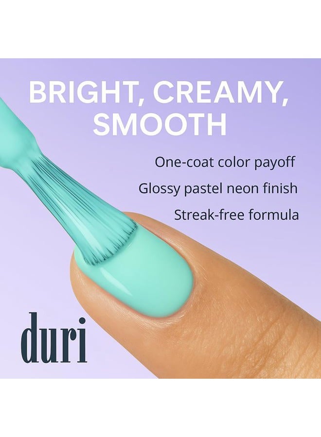 duri Nail Polish, 110S Lilac Dream, Pastel Lavendar Pink - Image 4