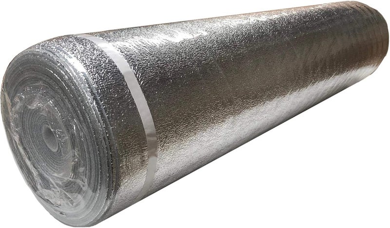 AMERIQUE 400SQFT AMERIQUE 3MM Thick Flooring Silver Underlayment Padding with Tape  Vapor Barrier 3in1 Heavy Duty Foam 400SF Total Pack of 2 Rolls 200SFRoll - Image 3