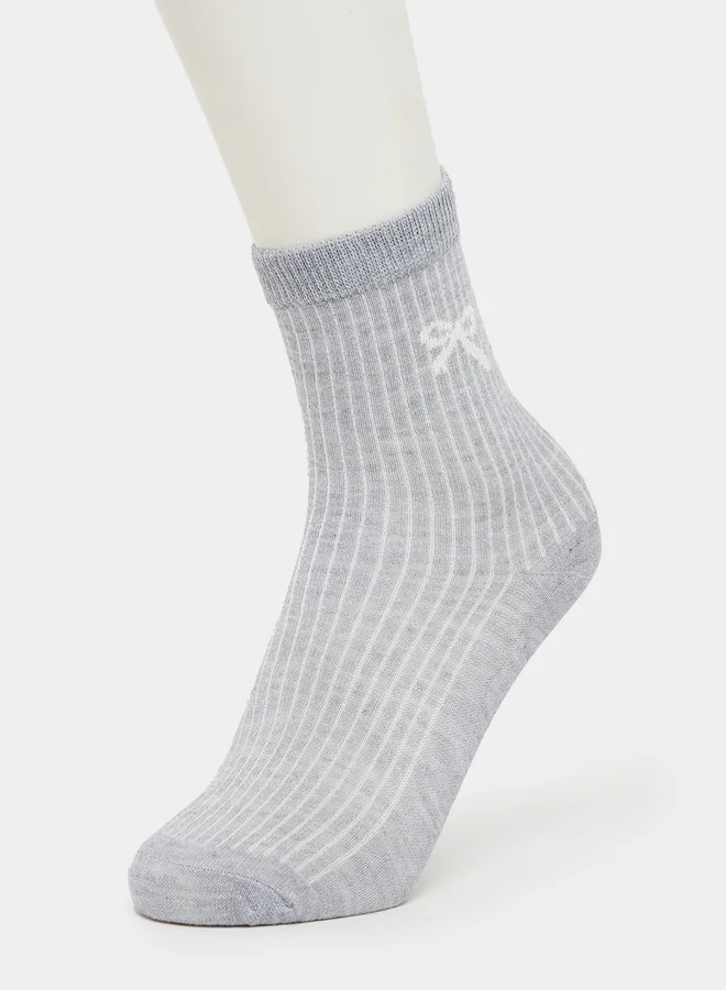 Styli Styli Set of 5 - Ribbon Print Socks