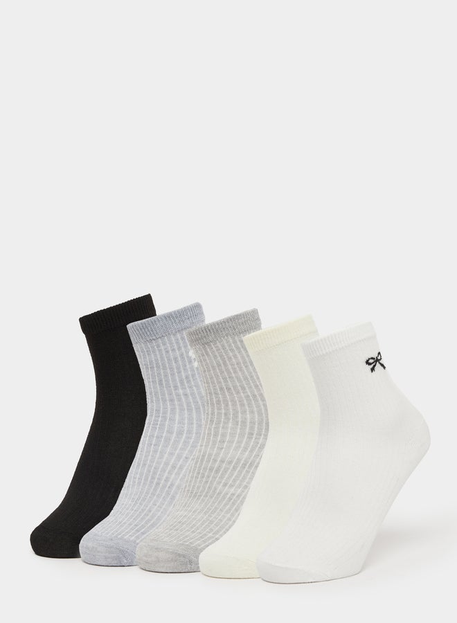 Styli Styli Set of 5 - Ribbon Print Socks  - Image 1