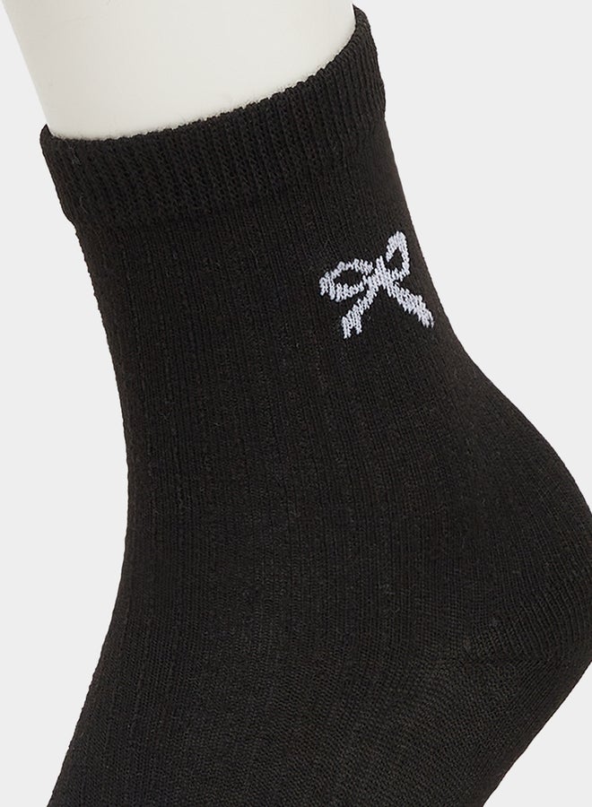 Styli Styli Set of 5 - Ribbon Print Socks  - Image 3