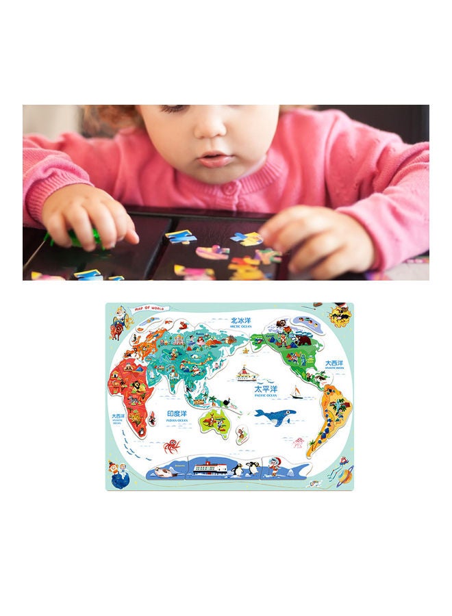 World Map Jigsaw Puzzle Game - Image 3