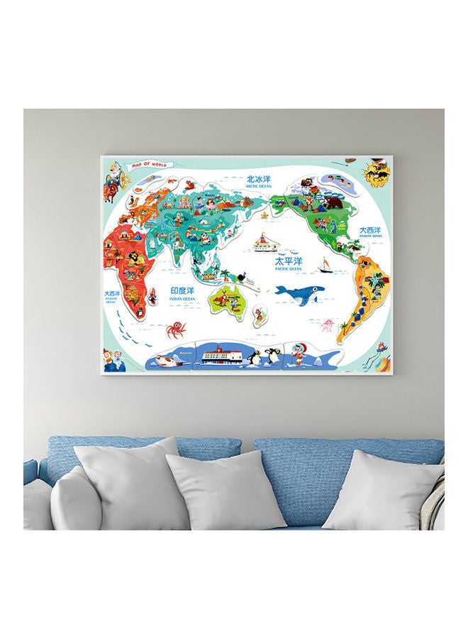 World Map Jigsaw Puzzle Game - Image 4