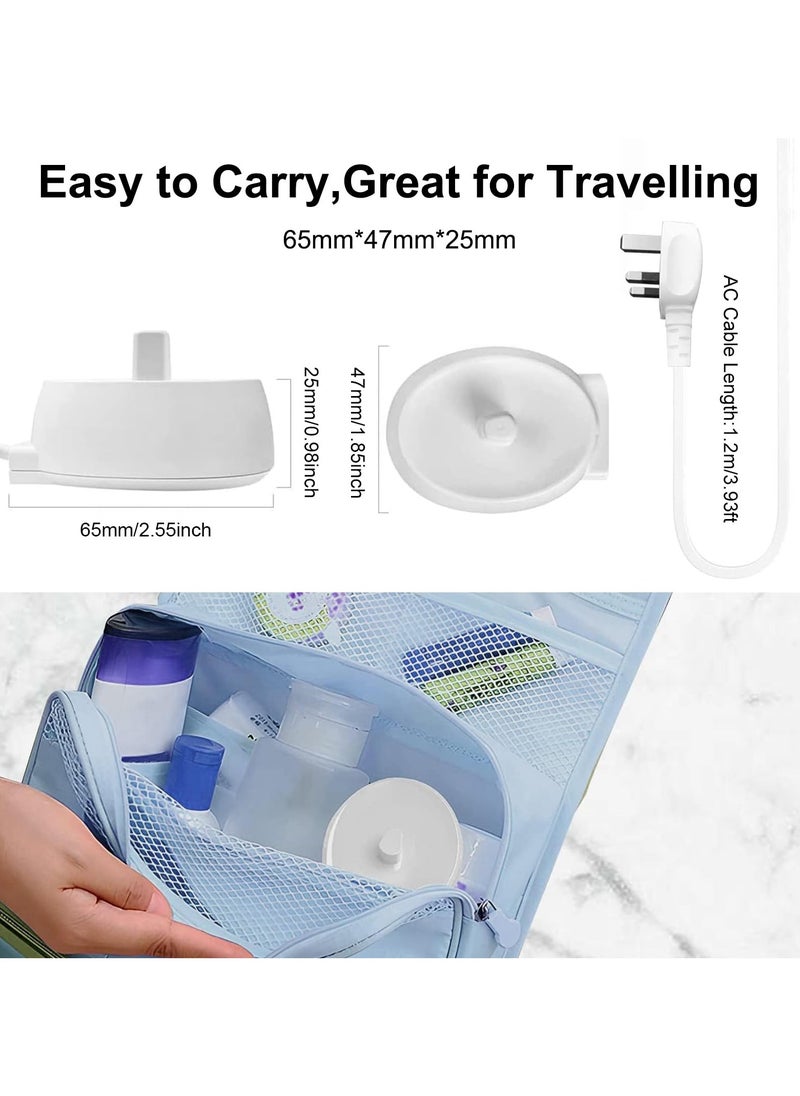 SANMUGEED - SANMUGEED for Oral B Electric Toothbrush Charger, Braun Type 3757 Chargers UK Plug for  for Oral-B Pro 650/Pro Series/Genius/Smart Series and Other for All Oral b Toothbrushes - Image 1