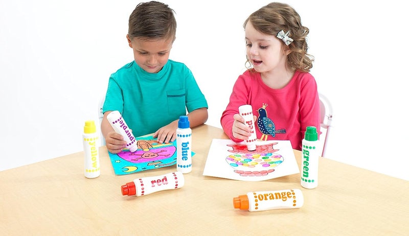 Do.A.Dot Art! Rainbow 4 Pack Washable Dot Markers - Non-Toxic Art Supplies for Kids - Image 4