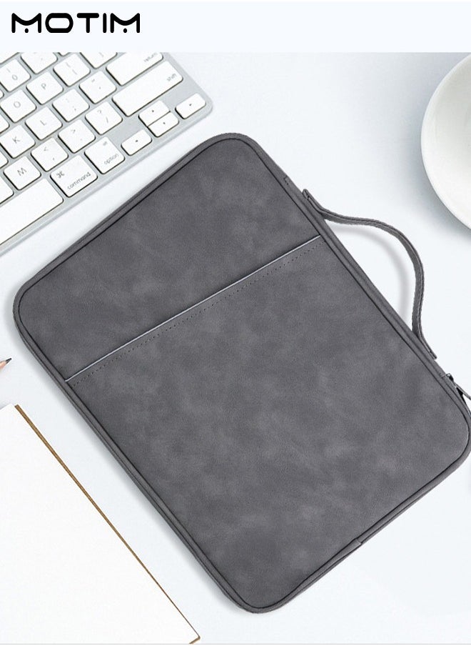 Motim - 12.9 Inch Laptop Bag Tablet Sleeve Case, Compatible with iPad Pro 12.9 M2 2022/2021/2020/2018/Pro 12.9 2017, Padded Zipper Sleeve, Protective Briefcase Handle Carrying Case, Surface Laptop Go 12.4", Galaxy Tab S8+ 12.4" - Image 1