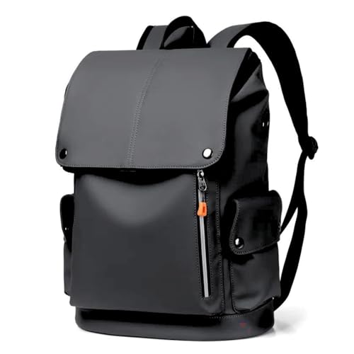 TOURTIER Outdoor Travel Men's Business Multifunctional Backpack with Side Pocket, Laptop Backpack with USB Charging Port for 15.6" Laptop, Camera, Business, Work, Students (BLACK) - Image 1