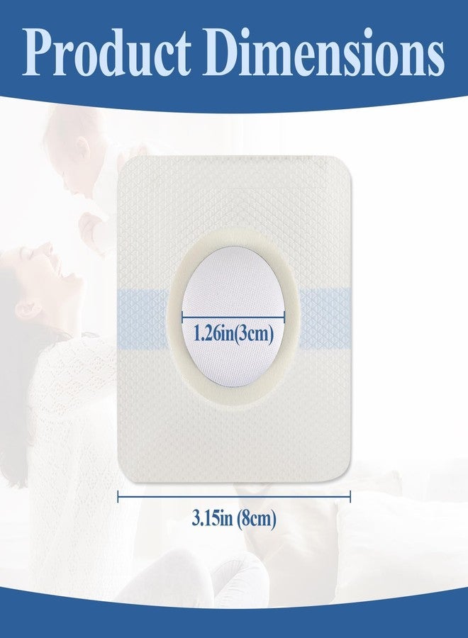 JFRHUDS 15 Pcs Baby Belly Navel Patches, Medical Umbilica Hernia Patch for Infants,Belly Button Shaper with Waterproof Cotton Pads,Adhesive-Free Correction Hernia Belt Baby Belly Button wrap 8×8cm - Image 2
