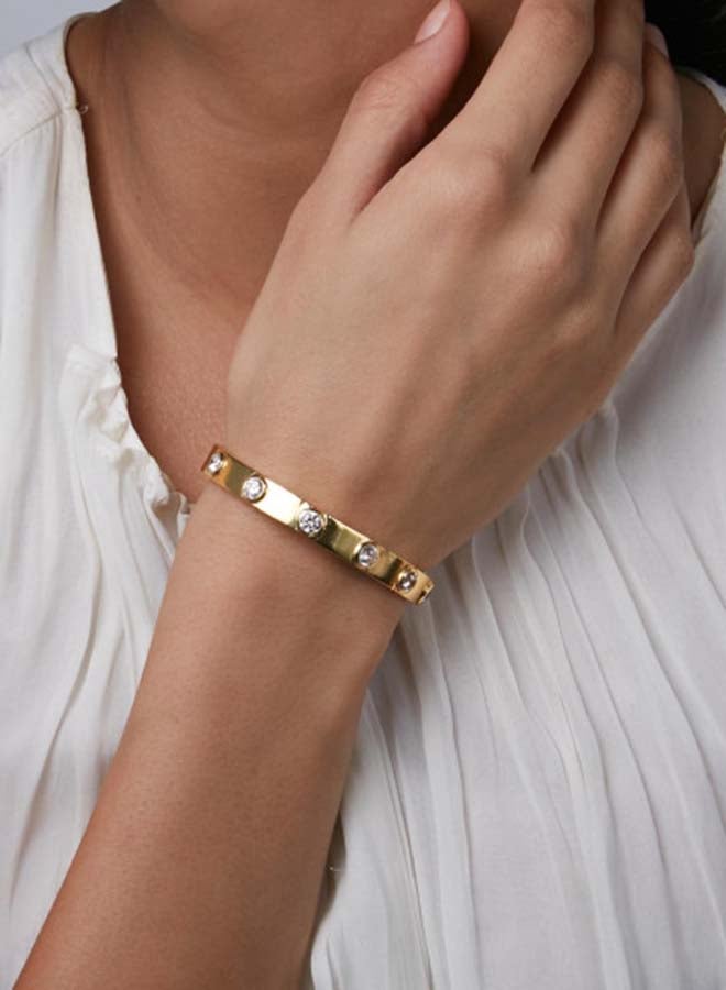 Pipa Bella Clear White Rome Minimal Adjustable Bracelet - Image 2