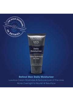 RETINOL Retinol Men’s Daily Moisturizer - The Original Retinol Moisturizing Cream Made For A Man’s Skin - Anti-Aging Benefits of Exfoliating Vitamin A & Deep Hydration For Healthier, Younger Looking Skin  - Image 3