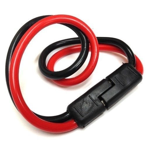 Audiopipe 5 Pack 12" inch Long 10 Gauge 2 Pin Quick Disconnect Polarized Plug Wire Harness - Image 2