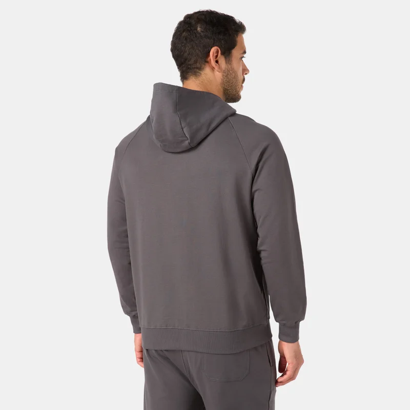 Sun And Sand Sports Grey Men's Full-Zip Hoodie for Men | Best Price UAE