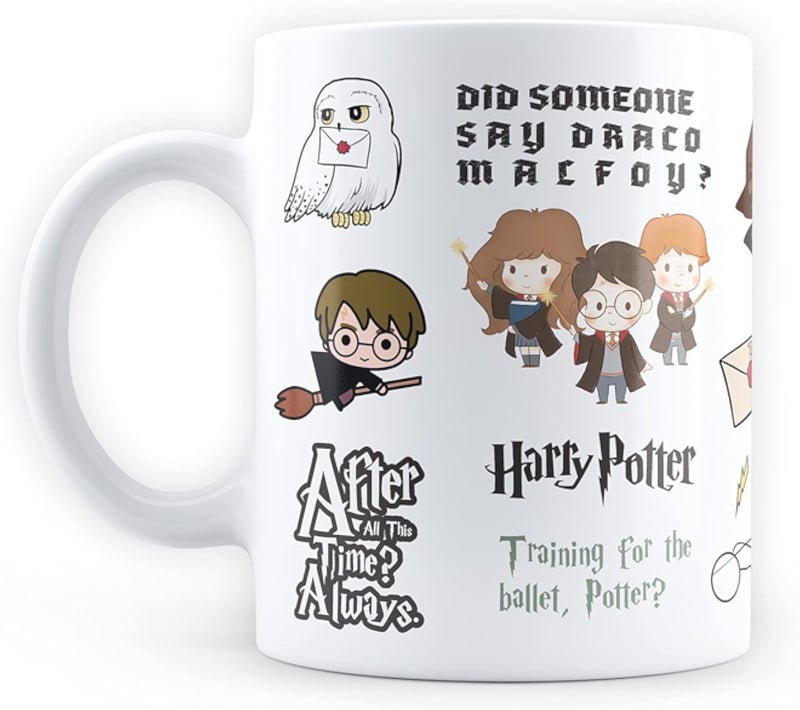 كوب قهوة MC SID Razz - هاري بوتر - عناصر تشيبي (مع قاعدة) مرخص رسميًا من Warner Bros، الولايات المتحدة الأمريكية