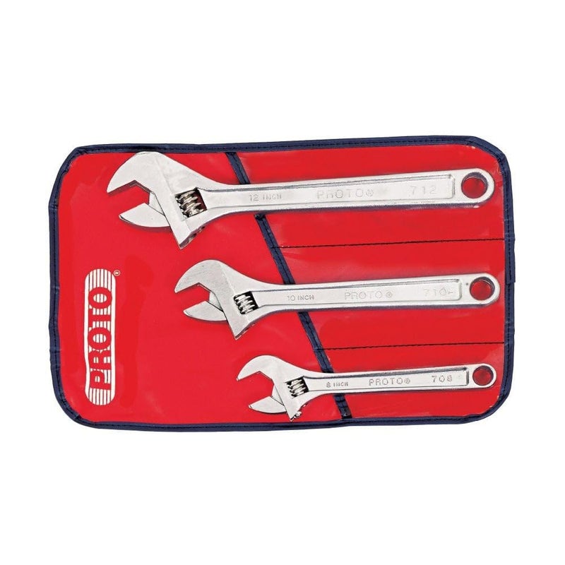 Proto J795A 3 PIECE ADJUSTABLE WRENCH SET - Image 2