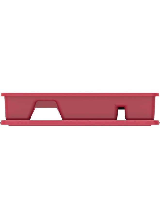 Cosmoplast Cosmoplast Plastic Dish Drainer Rack Deluxe With Detachable Drainboard  - Image 3