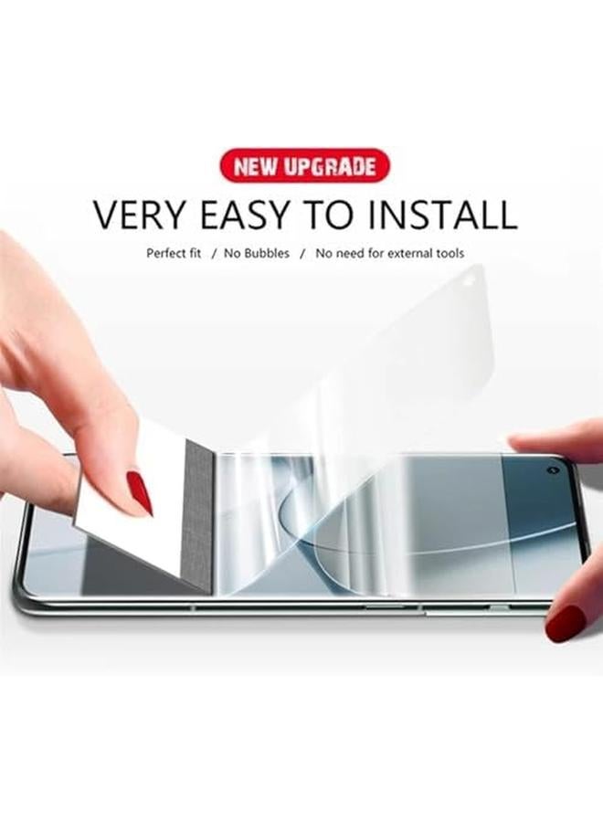 erorex 2 Plus 2Pcs Compatible With Oneplus 10 Pro Screen Protector 5G 6.7" Camera Lens Protector Hydrogel Film Bubble Free Scratch Resistant - Image 4