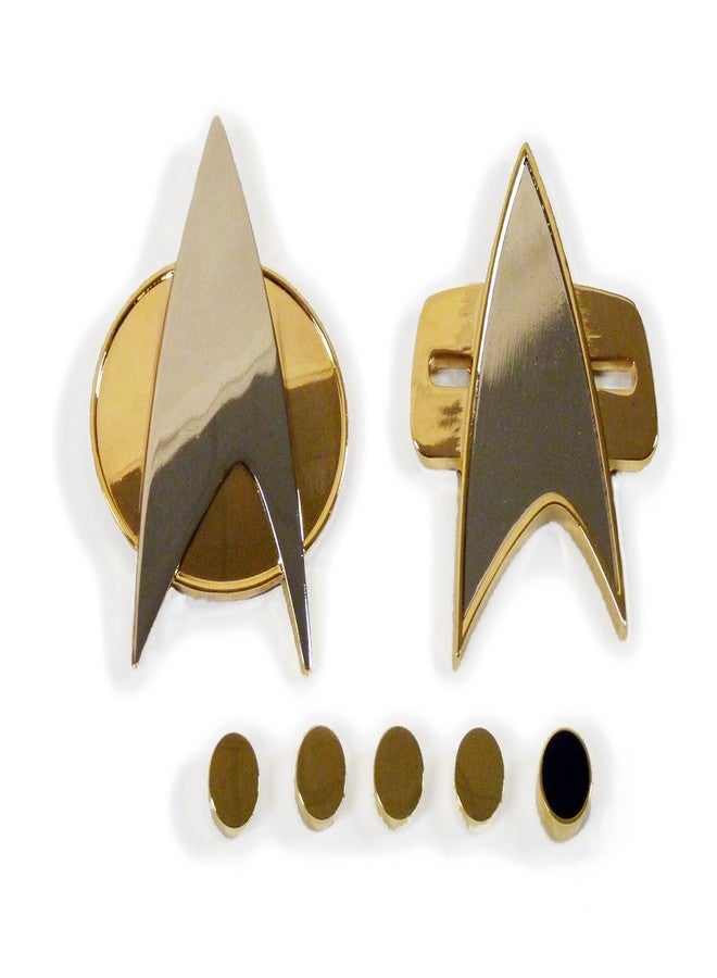 ستار تريك مجموعة دبابيس الاتصال ورتب ستار تريك: الجيل التالي وفويجر (7 قطع)