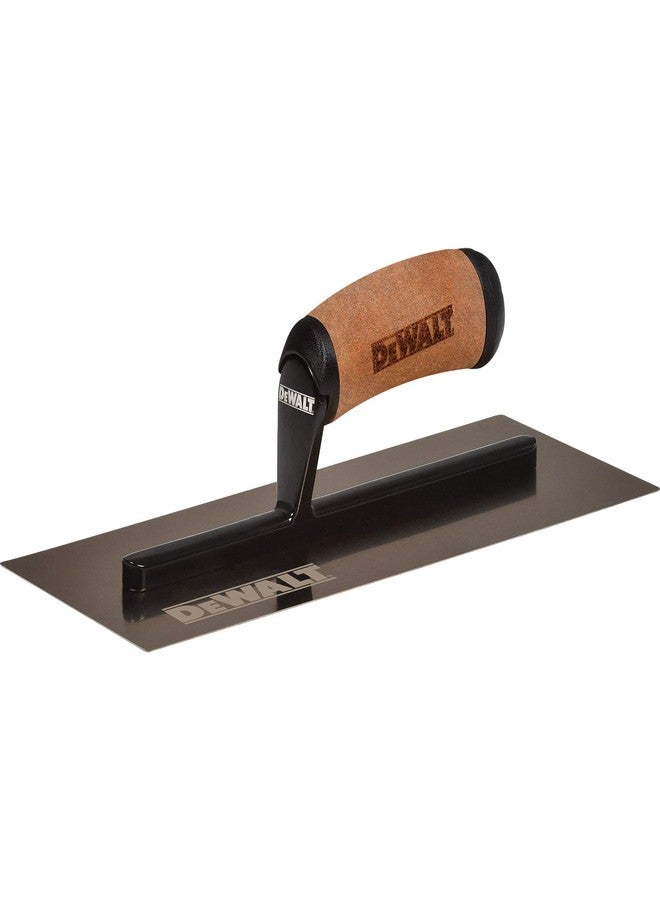DEWALT 12" Drywall Hand Trowel, Flat Blade | Pro-Grade | Triple-Hardened Stainless Steel Construction | High-Impact Handle | Sheetrock Gyprock Wall-Board Plasterboard | 2-961