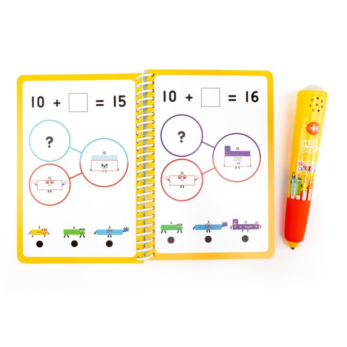 Educational Insights Hot Dots Numberblocks Workbook Numbers 11-20 with Interactive Pen Learning Activities for Kids Ages 5+, Kindergarten Must Haves - Image 2