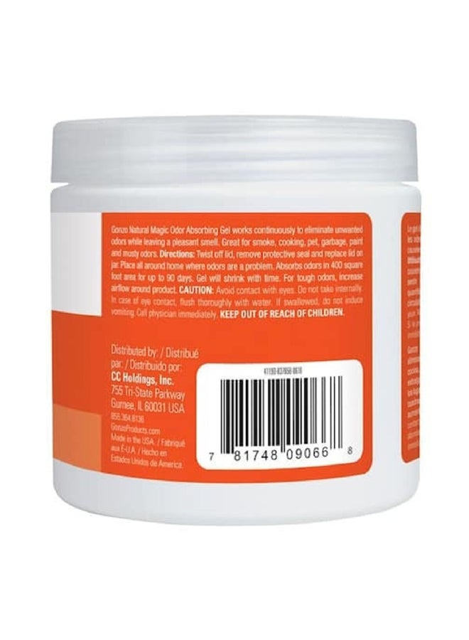 Gonzo Non-Toxic Long-Lasting Citrus Scent Odor Absorbing Gel 14oz 4119D - Image 2