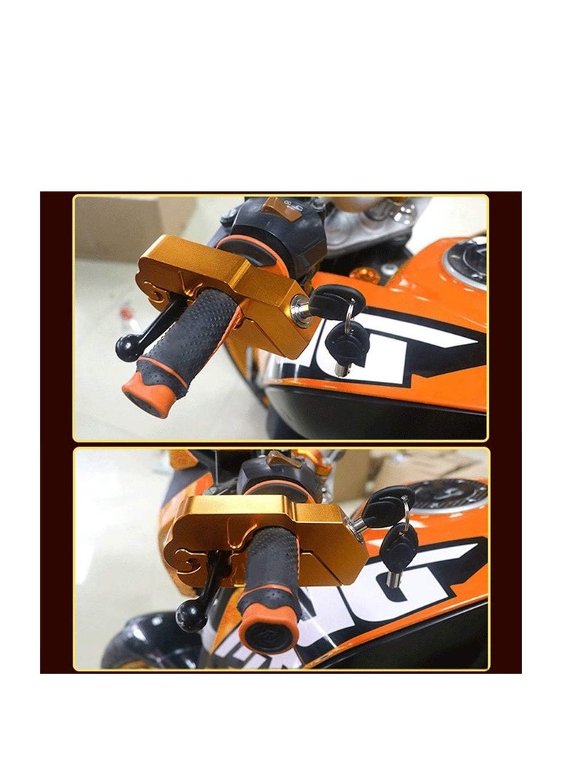 قفل مقود دراجة نارية، ملحقات عالية الأمان - Image 4