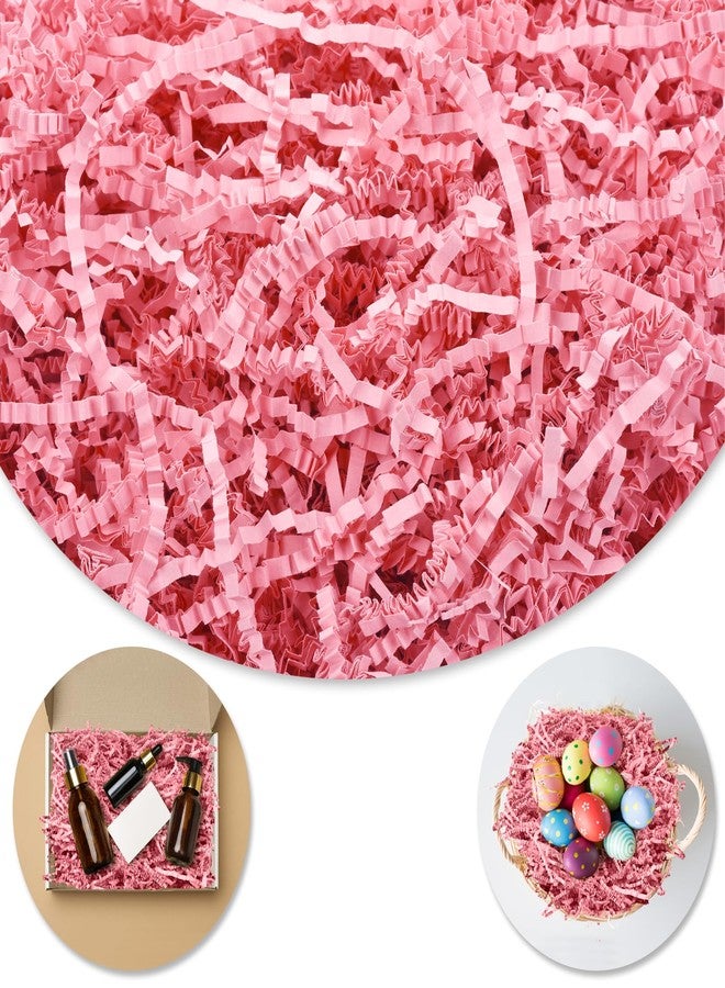 Darfukei Easter Crinkle Paper Filler, Valentine's Day Shredded Paper For Gift Baskets 1/2LB (8 oz) , Pink Mother's Gifts Day Baskets Grass, Crinkle Cut Papers Shred For Birthdays, Weddings,Boxes Bags, Basket Filler ,Anniversaries,Gift Wrapping - Image 2