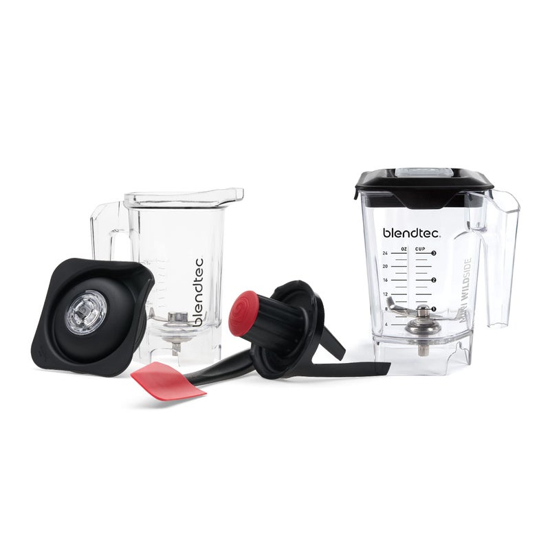 Blendtec 46 oz Mini WildSide and 37 oz Twister Bundle Blender Jars Compatible with Blendtec Blenders
