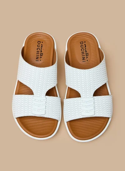 DUCHINI Boys Textured Slip-On Arabic Sandals