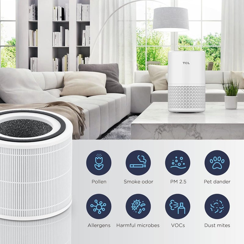 TCL AR1S Air Filter White - Image 4