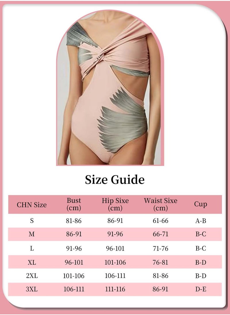 Moovant - Women's 2 Pieces Floral Swimsuit Set, Sleeveless Bikini, One Piece Swimsuit, Floral Print Conservative Swimwear, with Cover Up Bathing Hip Wrap Skirt Suits Burkini Beachwear - Image 1