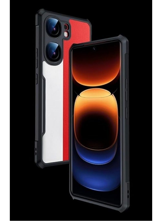 متوافقة مع حافظة Vivo iQOO Neo 9 Pro الفاخرة الشفافة المضادة للصدمات وحامي الهاتف. - Image 4