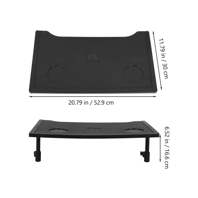 Tray Detachable Table With Cup Holder Design Rectangular Desk Mobility Accessory Attachment For Elderly - Image 2