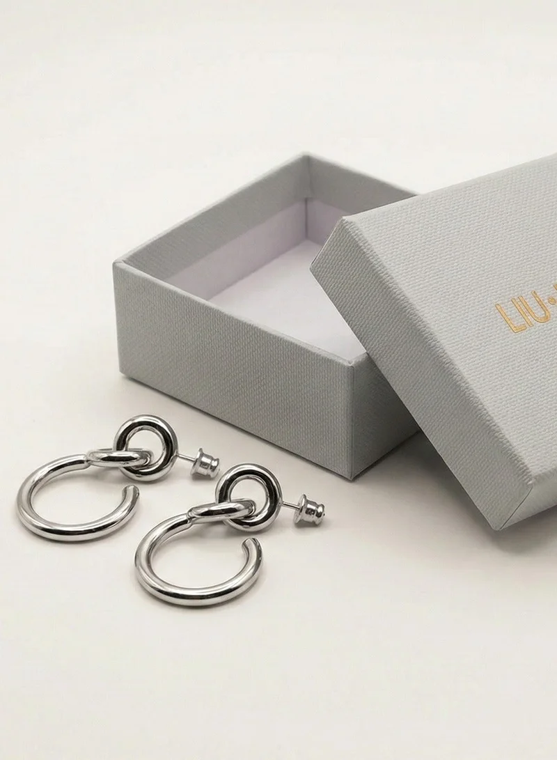 Liu Jo  Liu Jo Loop Silver Earrings for Women | Best Price UAE