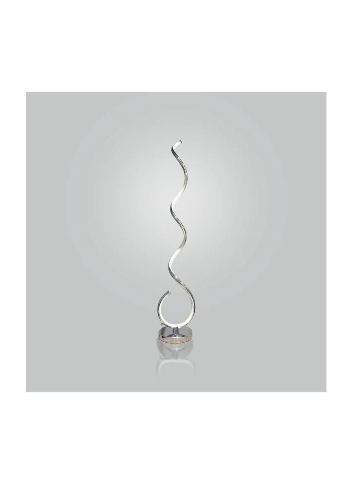 HOCC - Silver modern Twisted Lamp - Image 1