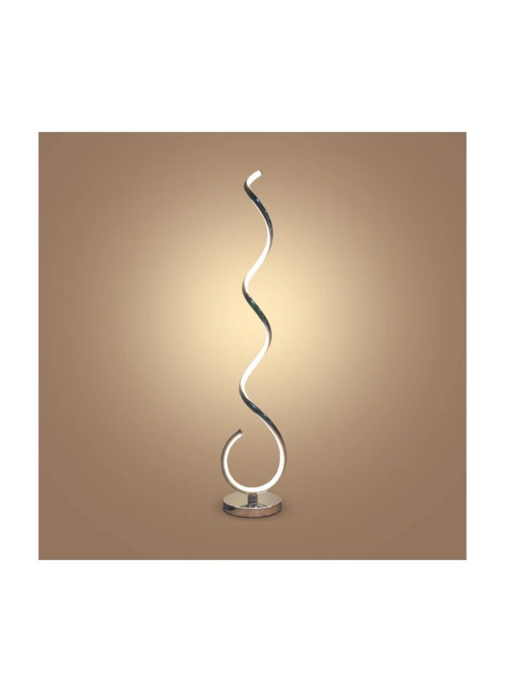 HOCC - Silver modern Twisted Lamp - Image 1