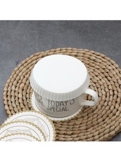Excefore 100pcs Disposable Paper Cup Covers  - Image 3