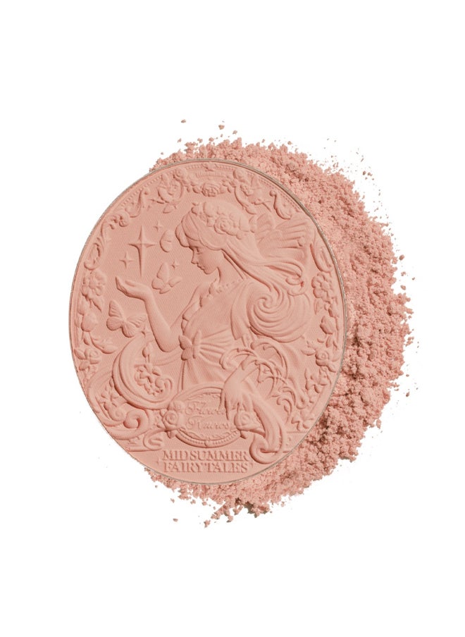 Flower Knows - Midsummer Fairytales Velvet Embossed Blush Long-Lasting Lightweight & Buildable Powder Blush-05 Valley Lily - Image 1