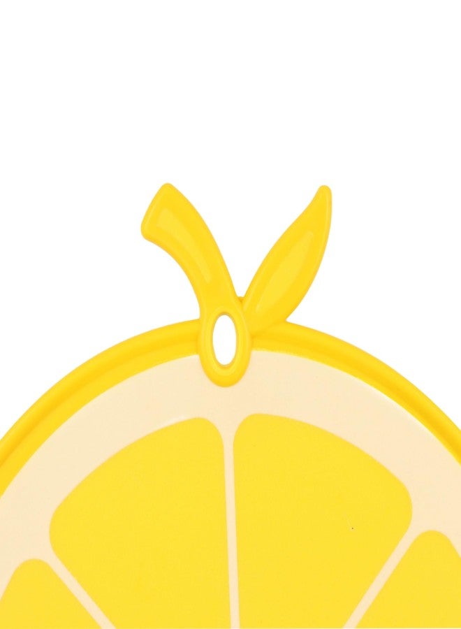 GUEDKIKL GUDEKIKL 1Pcs Fruit Shaped Plastic Cutting Board, Cartoon Lemon Pattern PP Cutting Boards, 10.75x12.2in Vegetables Chopping Board For Kitchen Household - Image 5