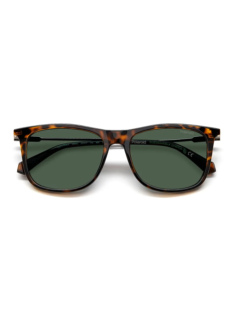 بولارويد Men's UV Protection Sunglasses Pld 4145/S/X Havana 43.8 - Lens Size: 55 Mm