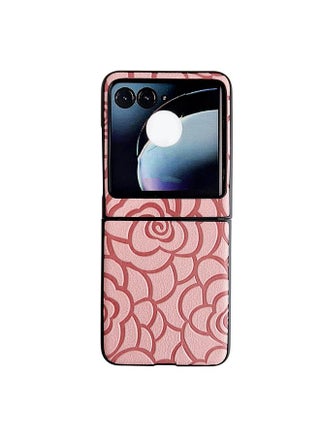 For Motorola Razr 50 Impression Flower Pattern Protective Phone Case(Pink) - pzsku/Z71DD364E0D4553080329Z/45/_/1739616928/19d02a68-f6cf-4705-ad2d-ed6d4d5d2ff9