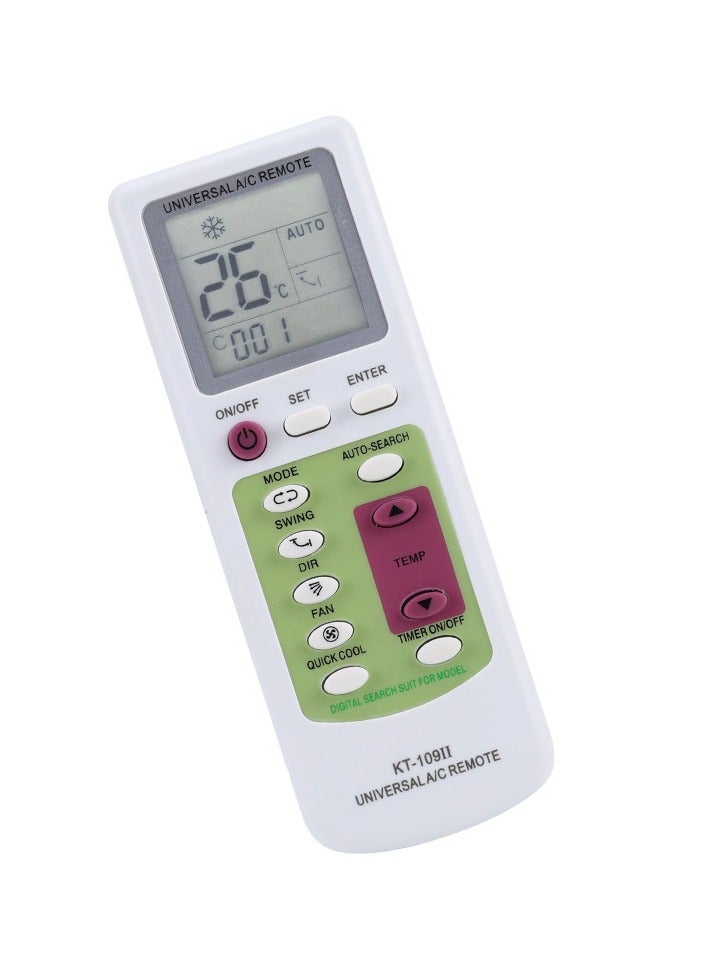 NIBEMINENT UNIVERSAL Air Conditioner KT-109 II Remote Control with Bracket Intelligent Setting KT-109  - Image 2