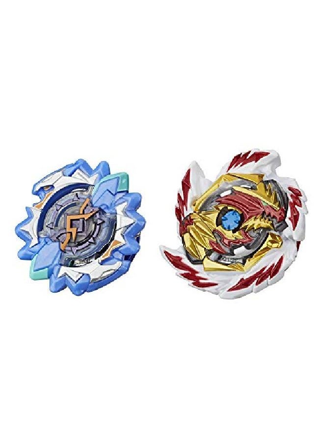 BeyBlade - Burst Rise Hypersphere Dual Pack Erase Devolos D5 And Left Astro A5 2 Leftspin Battling Top Toys Ages 8 And Up - Image 1