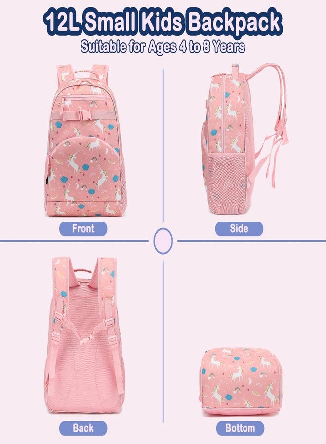 FlowFly حقيبة ظهر للأطفال من فلو فلاي، مناسبة للأولاد والبنات الصغار، حقيبة كتب بسيطة وخفيفة الوزن، مثالية للحضانة ورياض الأطفال والمدرسة الابتدائية والسفر، حقيبة صغيرة عصرية (متوسطة 15 بوصة، بتصميم يونيكورن)، يونيكورن، متوسطة الحجم للأطفال: 12 لترًا، للأطفال - Image 5