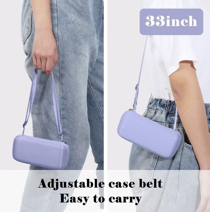ESUFEIR Mini Travel Sun Umbrella for Purse With Case,Small Compact UV Umbrella Protection Sun,Lightweight Portable Parasol Windproof for Women Men Kids (Purple) - Image 5