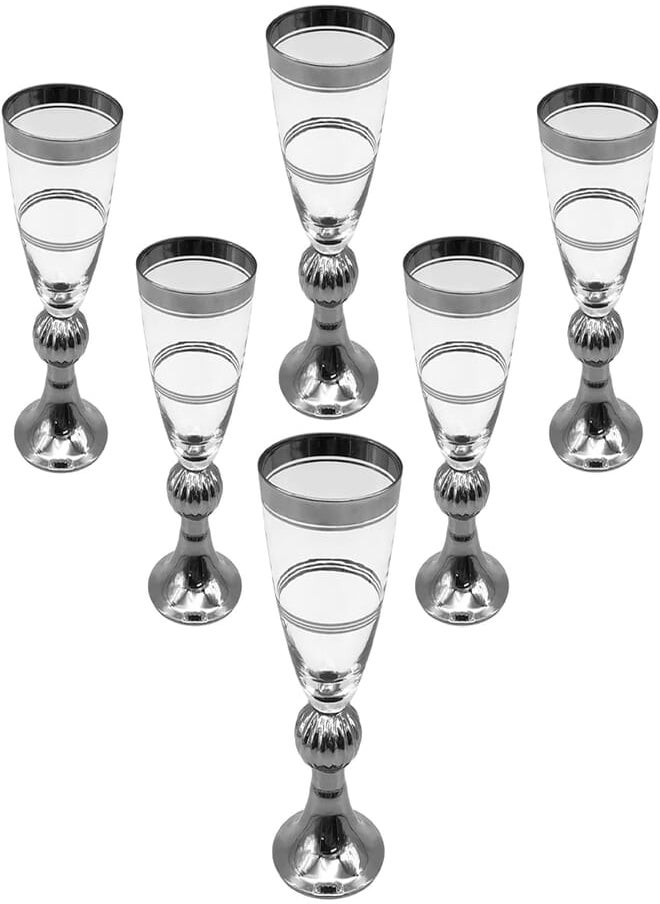 segaey Segaey VIRGINIA Platinum Juice Glass143874 /Elegant design, Trusted Brand, attractive shape of smoothies, Juices, Cocktails/High Quality Materials 