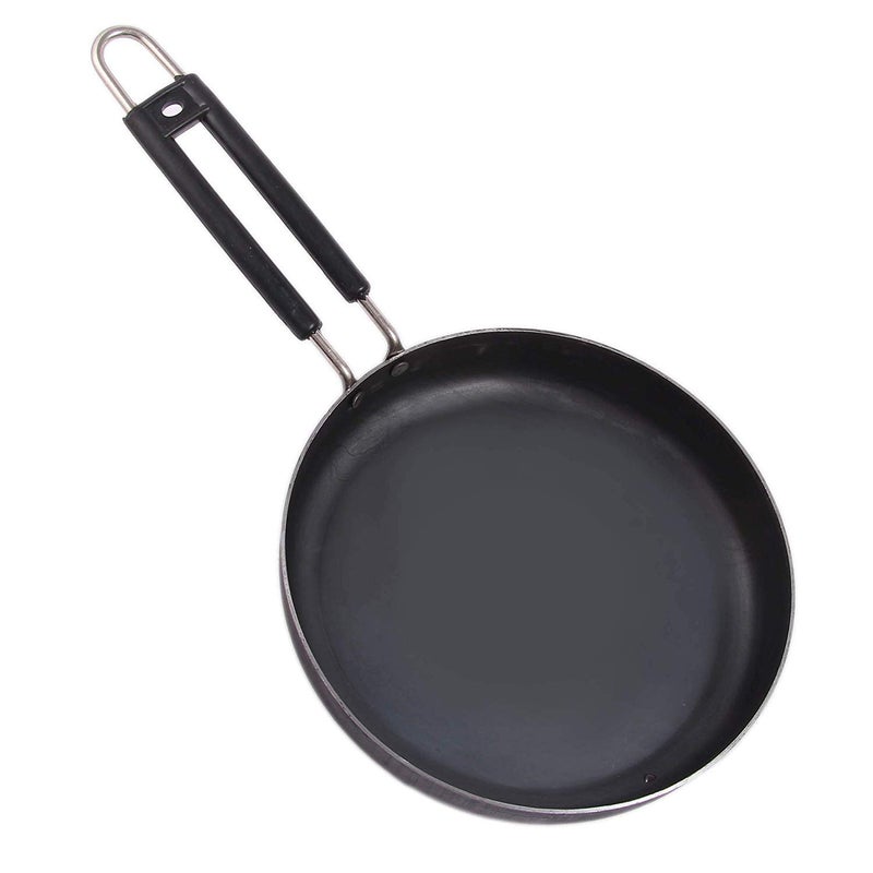 KITCHEN SHOPEE Traditional Silver Tawa for RotiChapathiChapati and 11 inch Fry pan for Cooking - Image 3